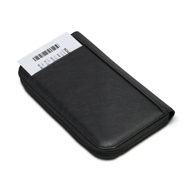 Portfel podróżny RFID z zamkiem